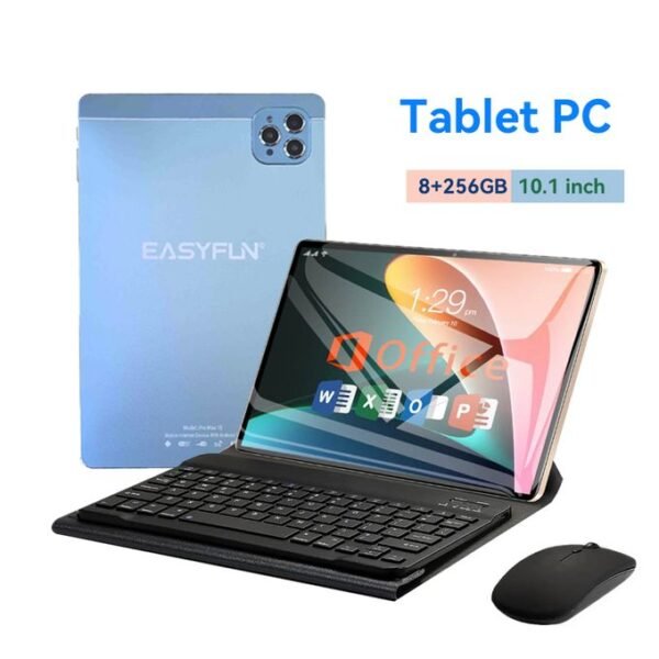 Easyfun Tablette Pro max 15 - Ecran 10" - 5G - RAM 8Go - ROM 256Go - Caméra 5MP -